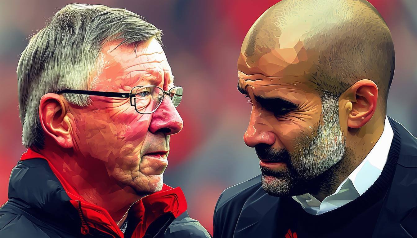 alex ferguson and pep guardiola